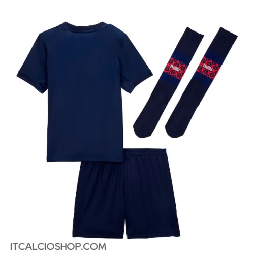 Paris Saint-Germain Prima Maglia Bambino 2025-26 Manica Corta (+ Pantaloni corti)